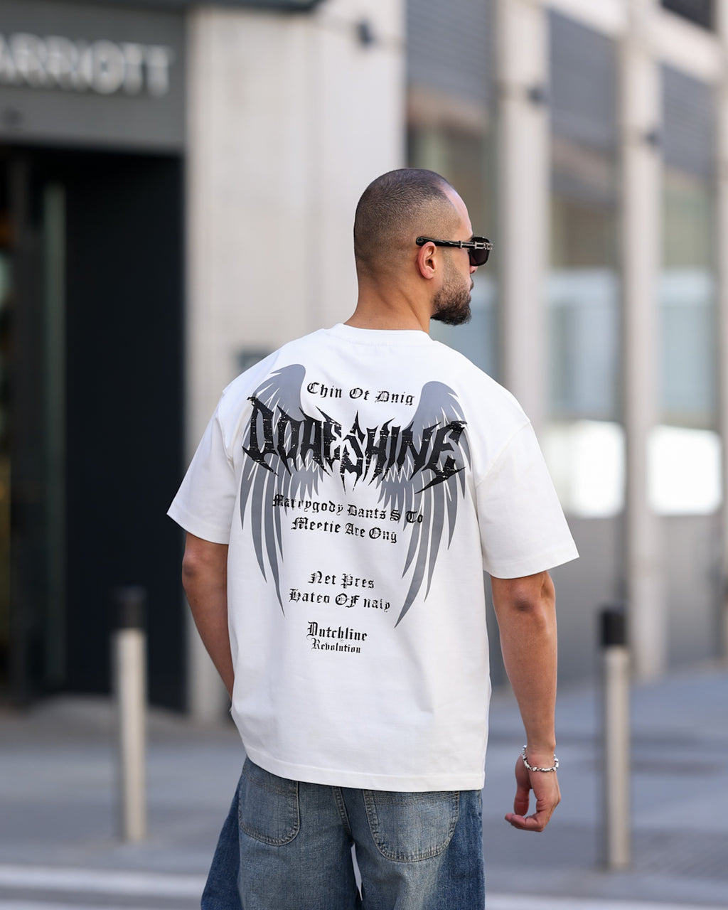 Box Fit Printed T-shirt/3348