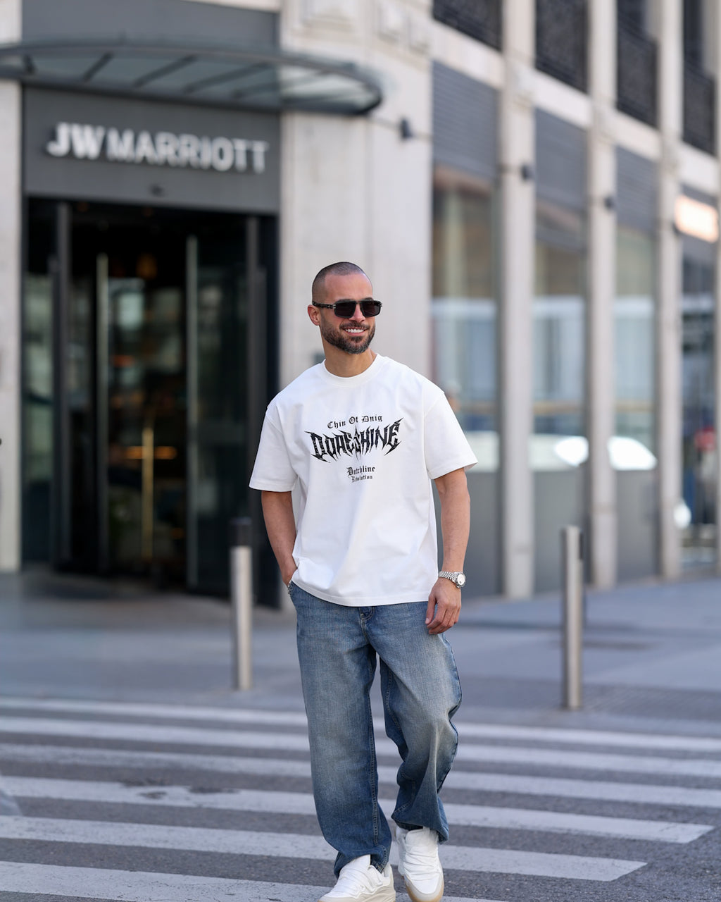 Box Fit Printed T-shirt/3348