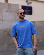 Printed Oversize T-shirt With Printed "DL"/3351