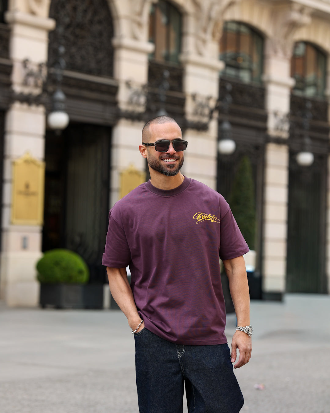 Printed Box Fit T-shirt/3349