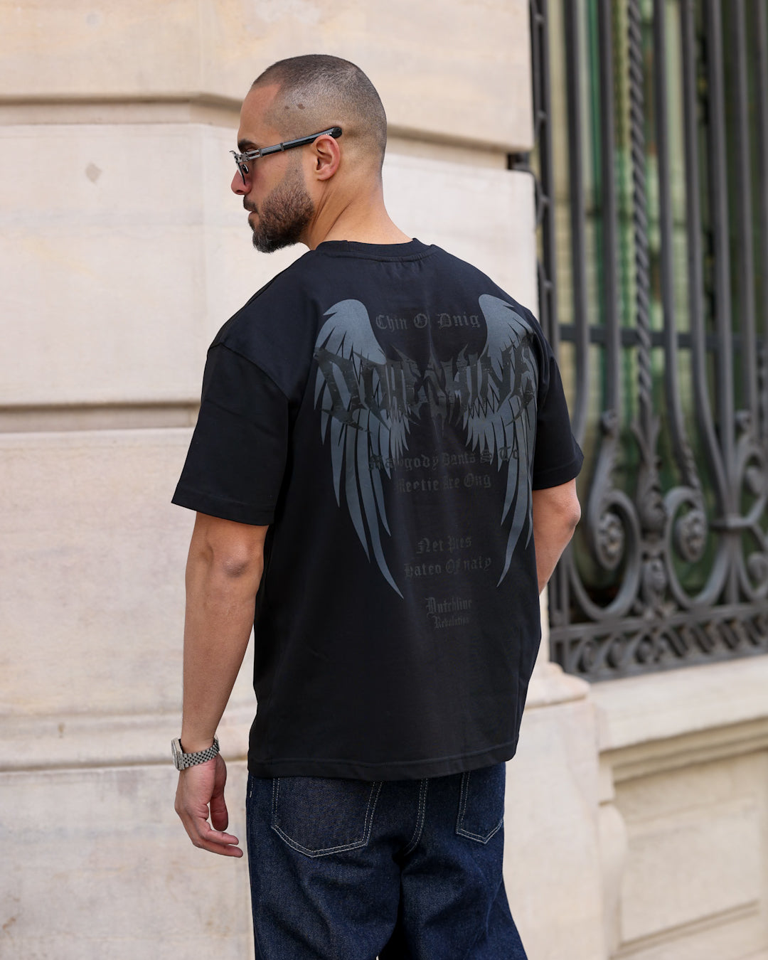 Box Fit Printed T-shirt/3348