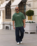 Printed Oversize T-shirt With Printed "DL"/3351