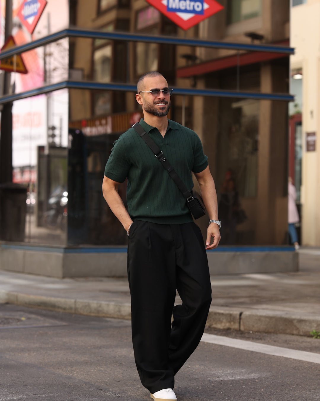 Regular Fit Basic knitwear Polo Shirt/5008