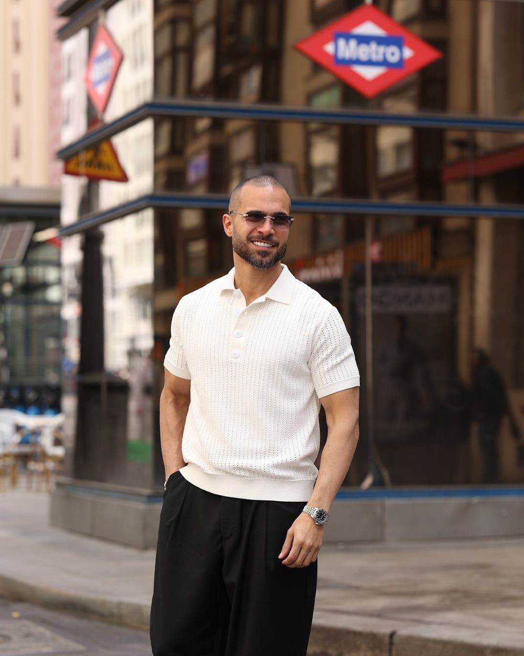 Basic Knitwear Polo shirt/5009