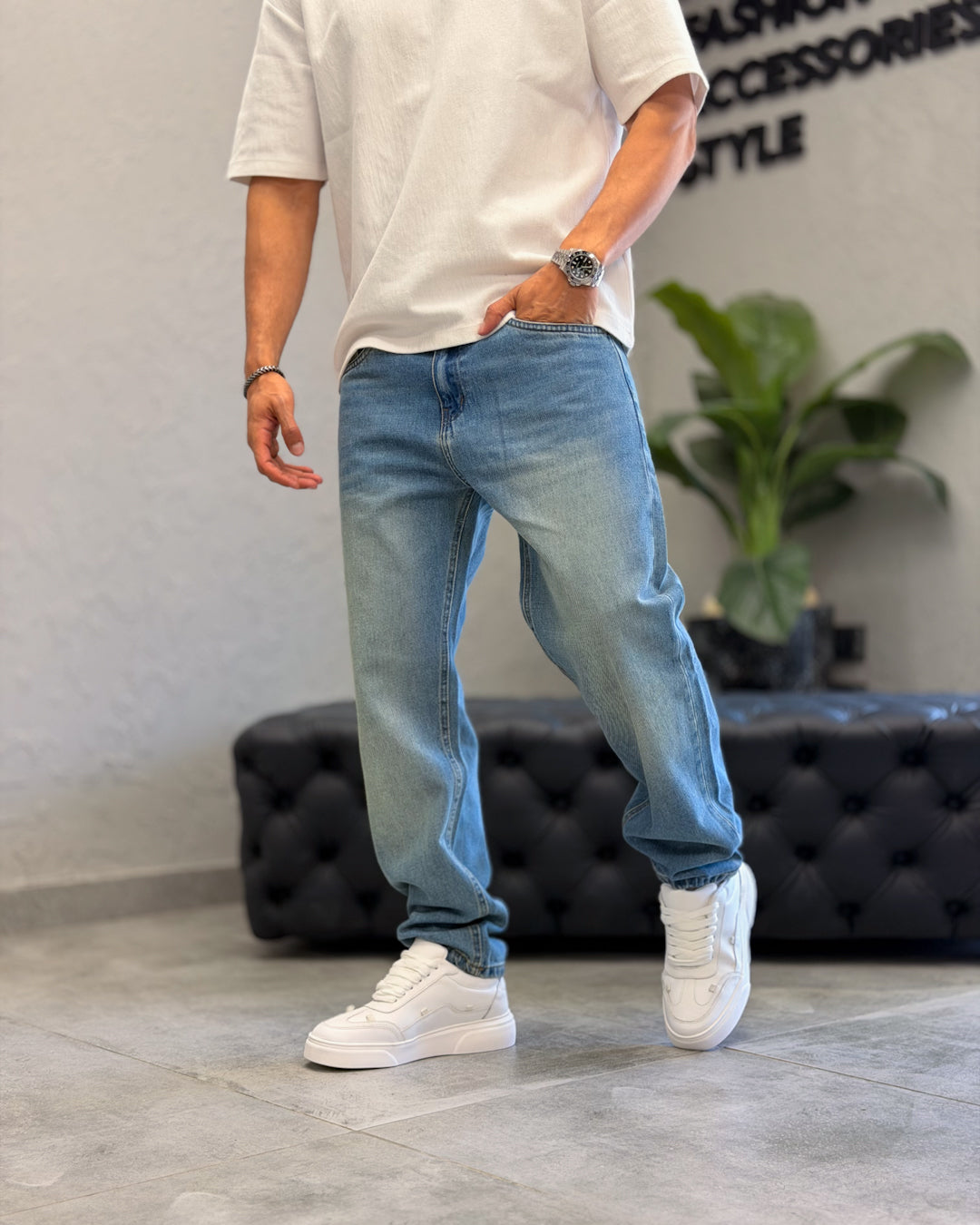 Slim Tapered Jeans/9019