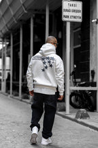 Relaxed Fit Printed Hoodie/4554