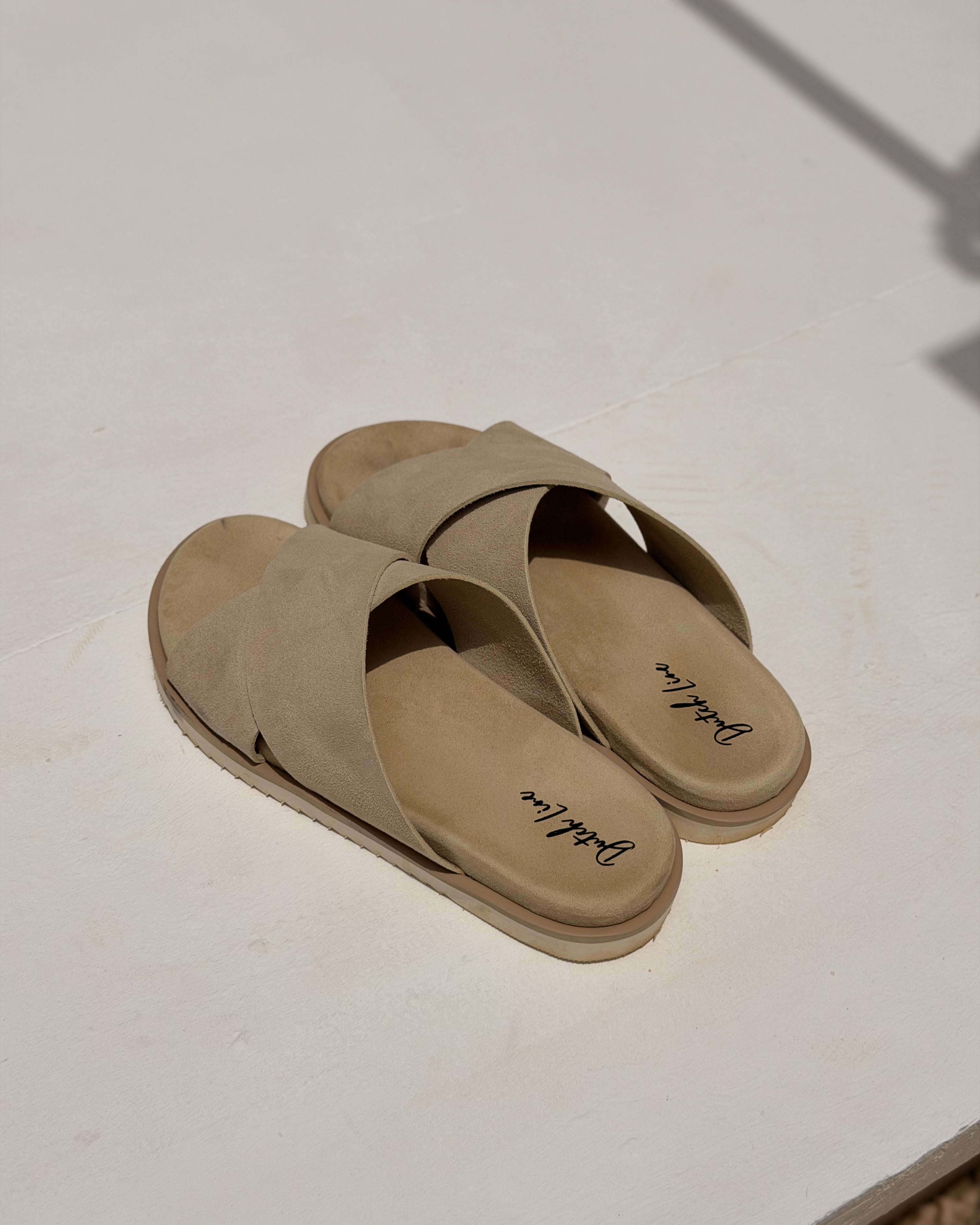  SLIPPER ベージュ NudeTone Cross Slippers/2026004 | Dutch Line