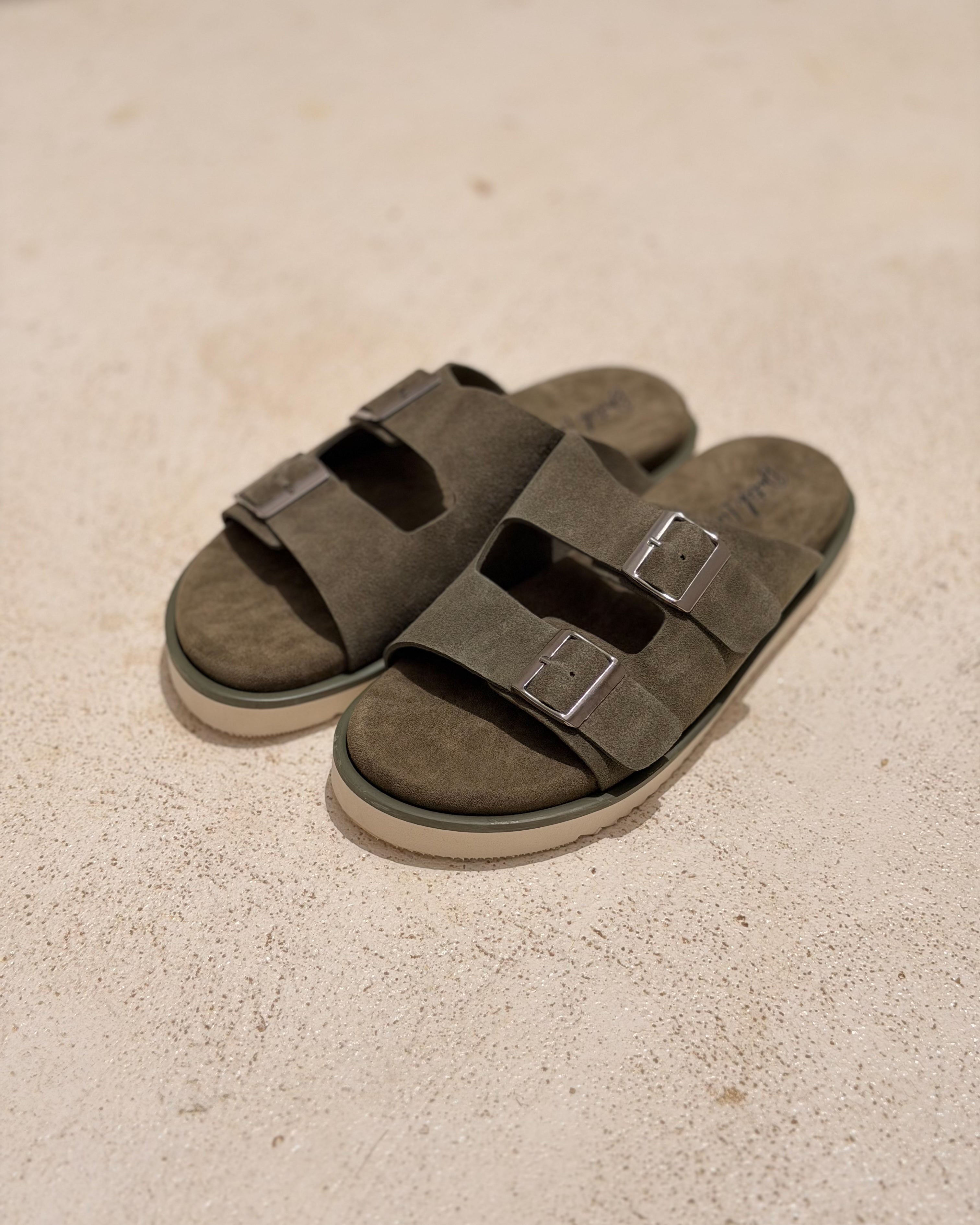 Classic Twin Strap Slippers/2026007