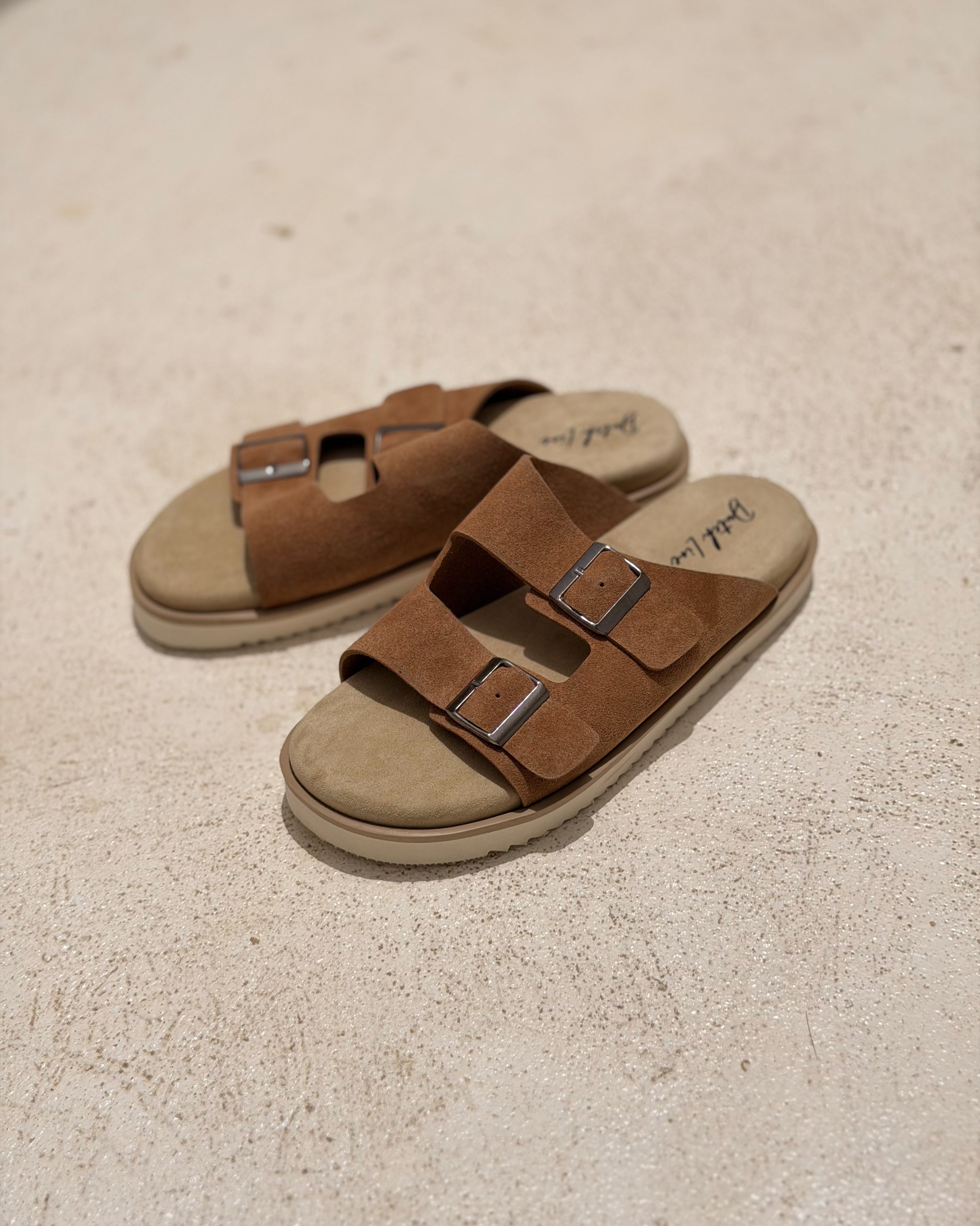 Classic Twin Strap Slippers/2026007