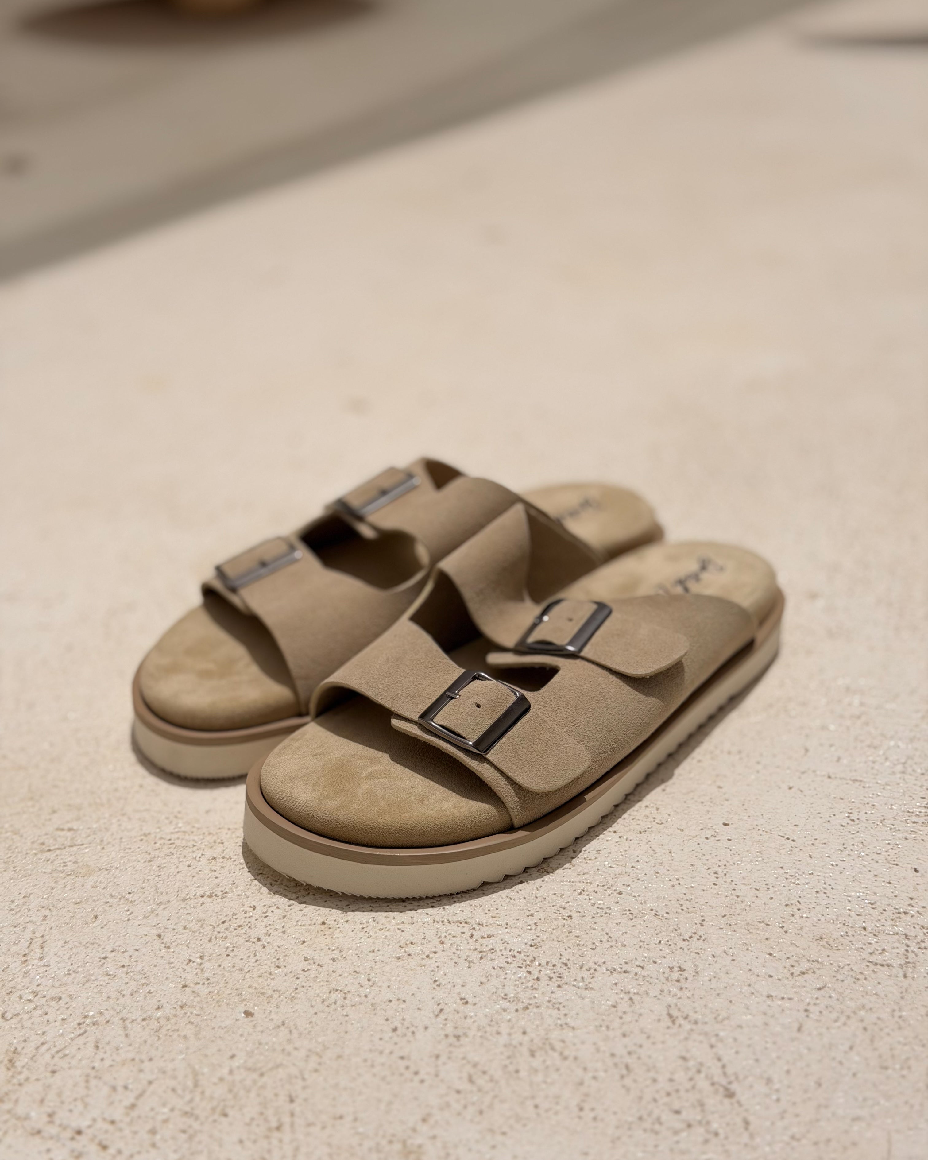 Classic Twin Strap Slippers/2026007