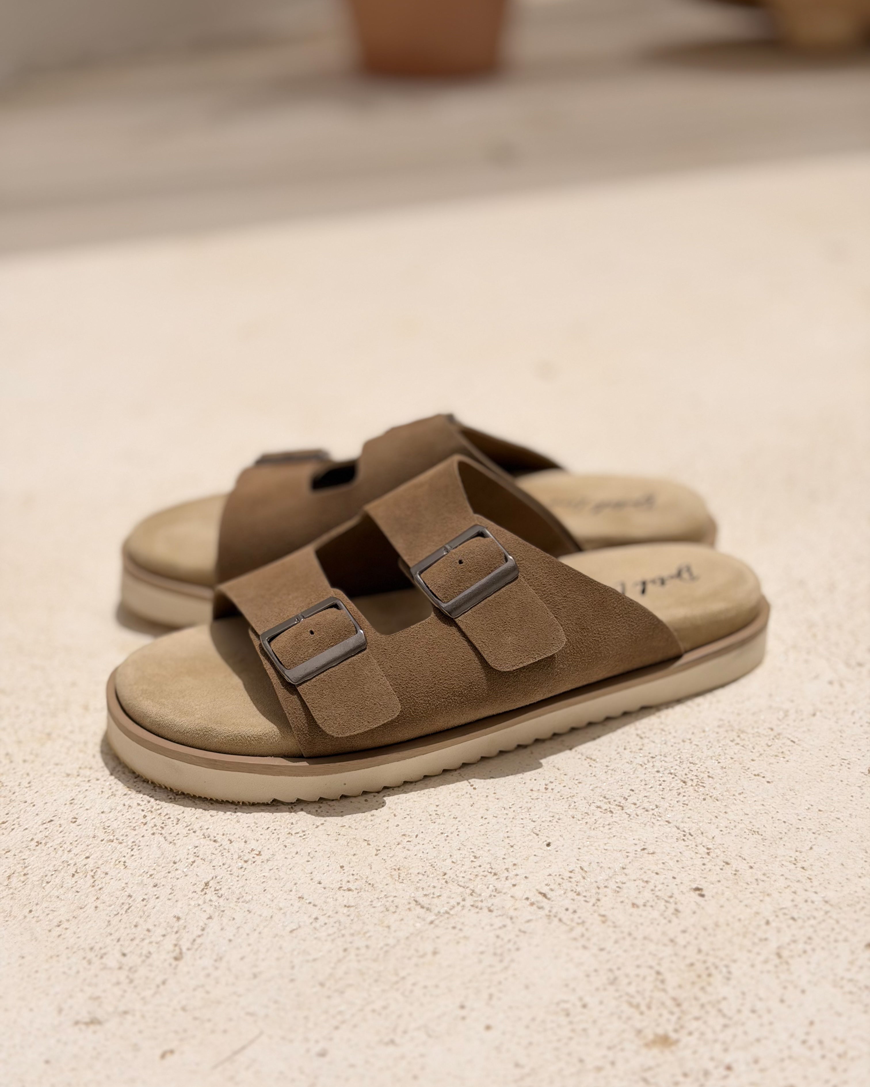 Classic Twin Strap Slippers/2026007