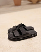 Basic Leather Strap Slipper/ 2026003