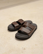 Basic Leather Strap Slipper/ 2026003