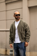Basic Oversized Wool Shirt With Two Pockets/3468
