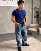 Basic Slim Fit knitwear shirt 5040