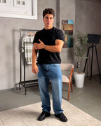 Basic Slim Fit knitwear shirt 5040