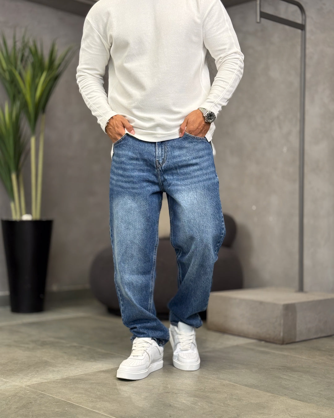 Basic Wide Leg Denim/9013