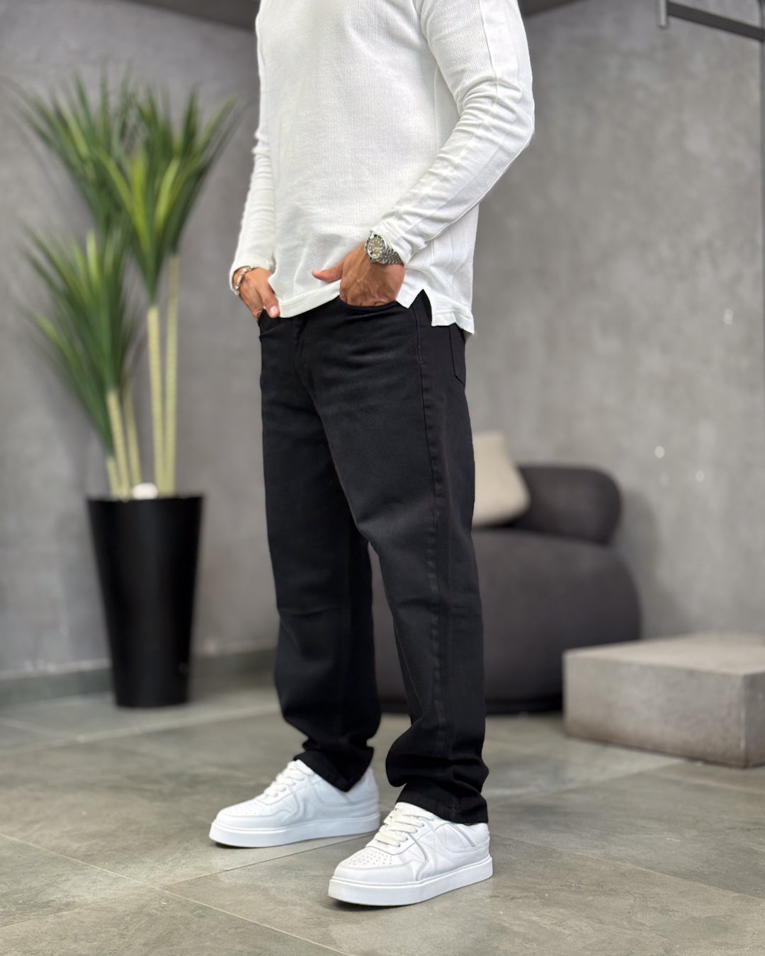 Basic Wide Leg Denim/9013