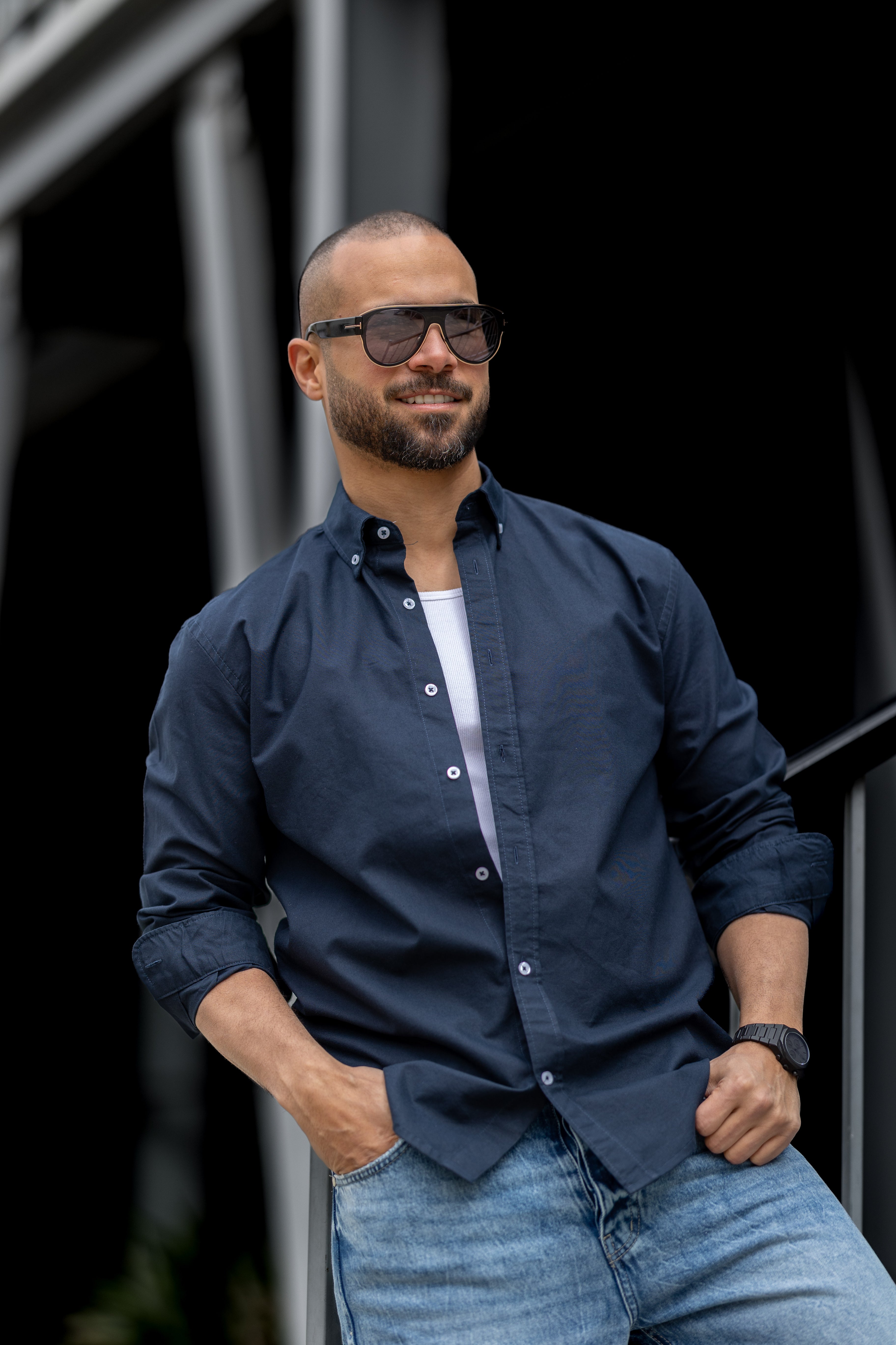 Basic oxford shirt Long sleeve/2330