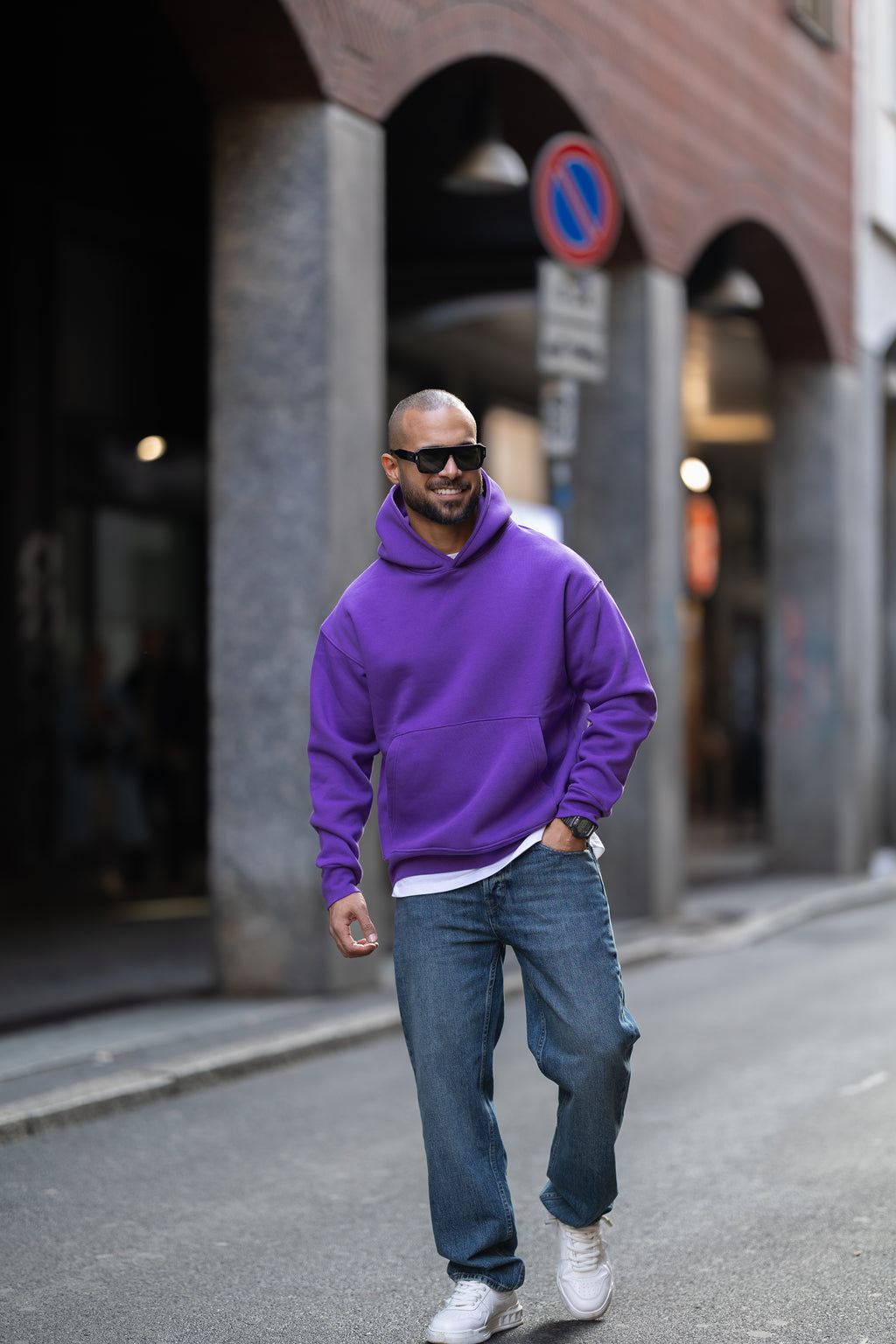 Relaxed Fit Basic Hoodie/4574