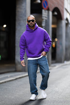 Relaxed Fit Basic Hoodie/4574