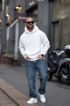 Relaxed Fit Basic Hoodie/4574