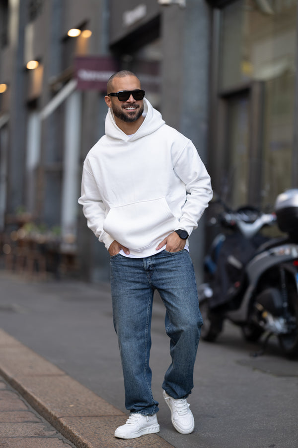 Relaxed Fit Basic Hoodie/4574