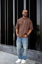 Relaxed Fit T-shirt With Embroidery Flower/3334