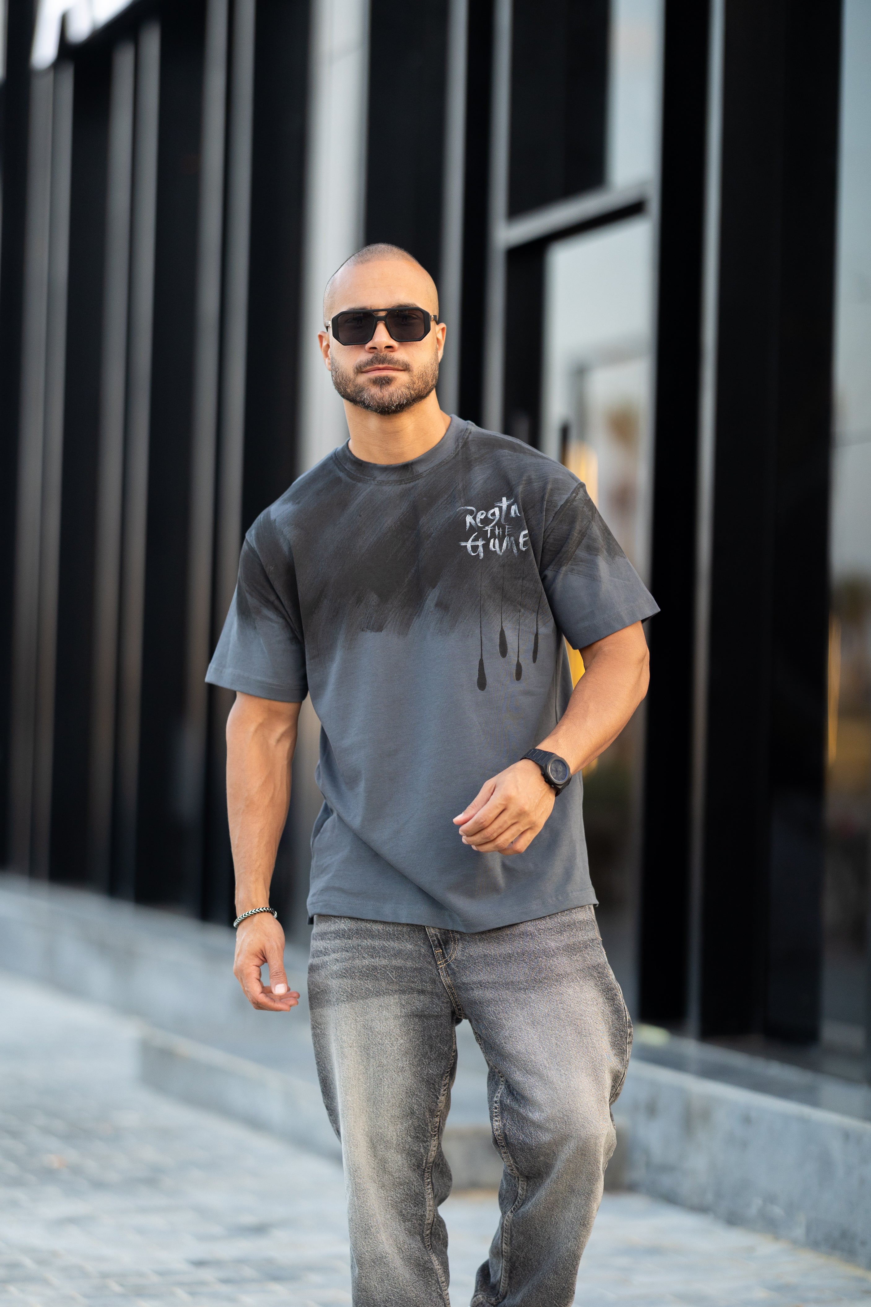 Regular Fit T-shirt With Printed/3326