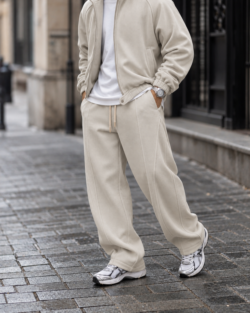Relaxed Rib Sweatpants / 3262