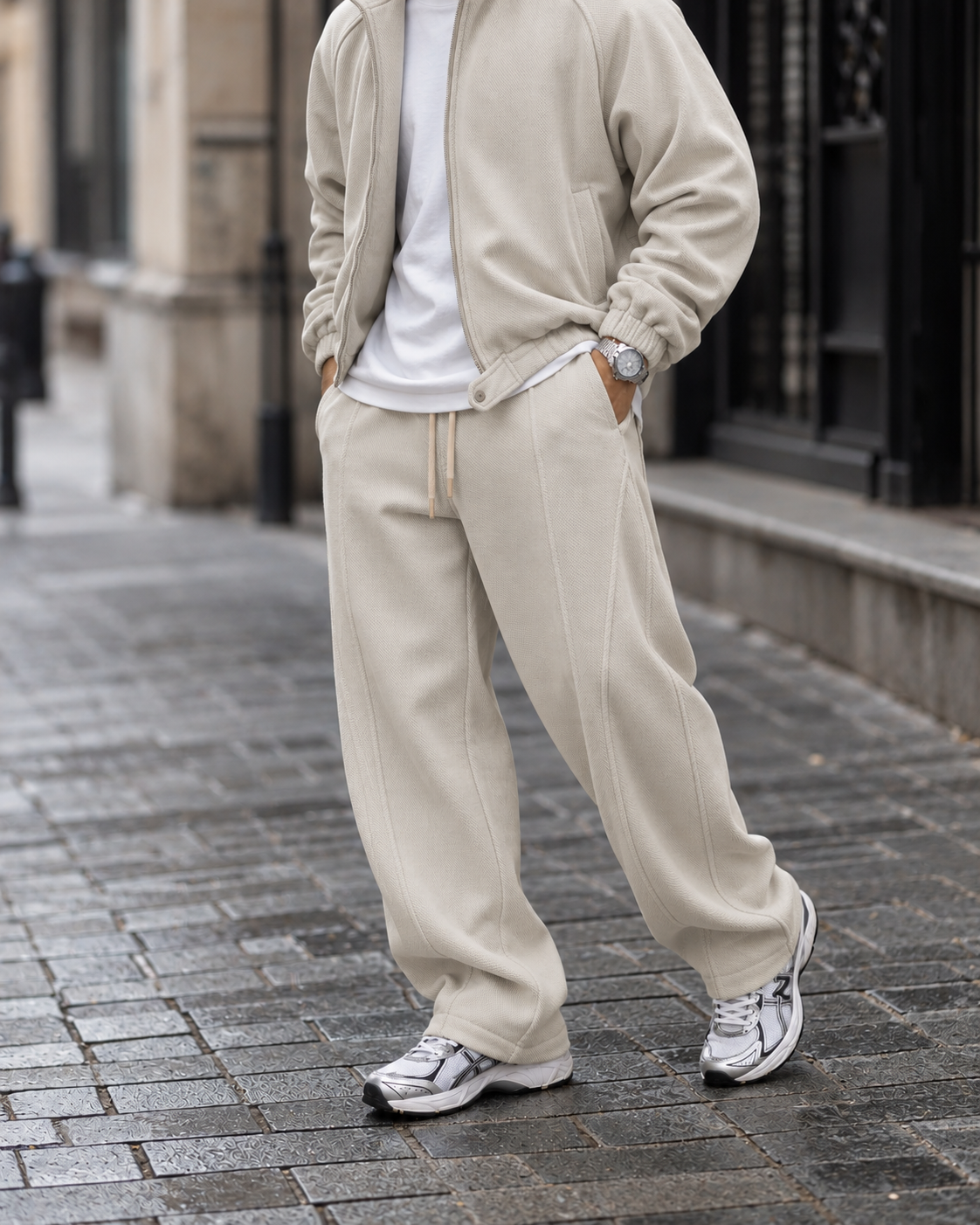 Relaxed Rib Sweatpants / 3262