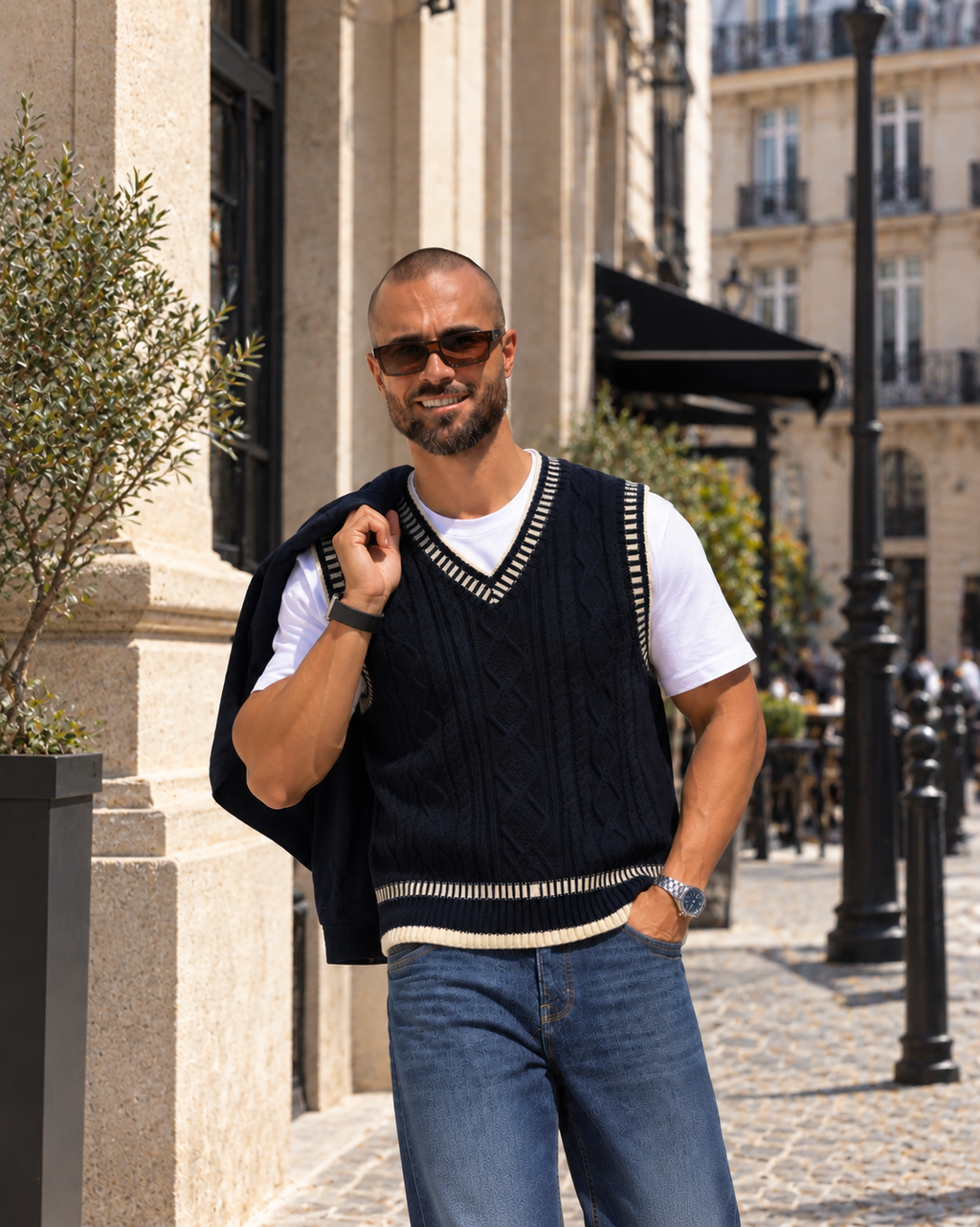 Heritage knit vest 5059