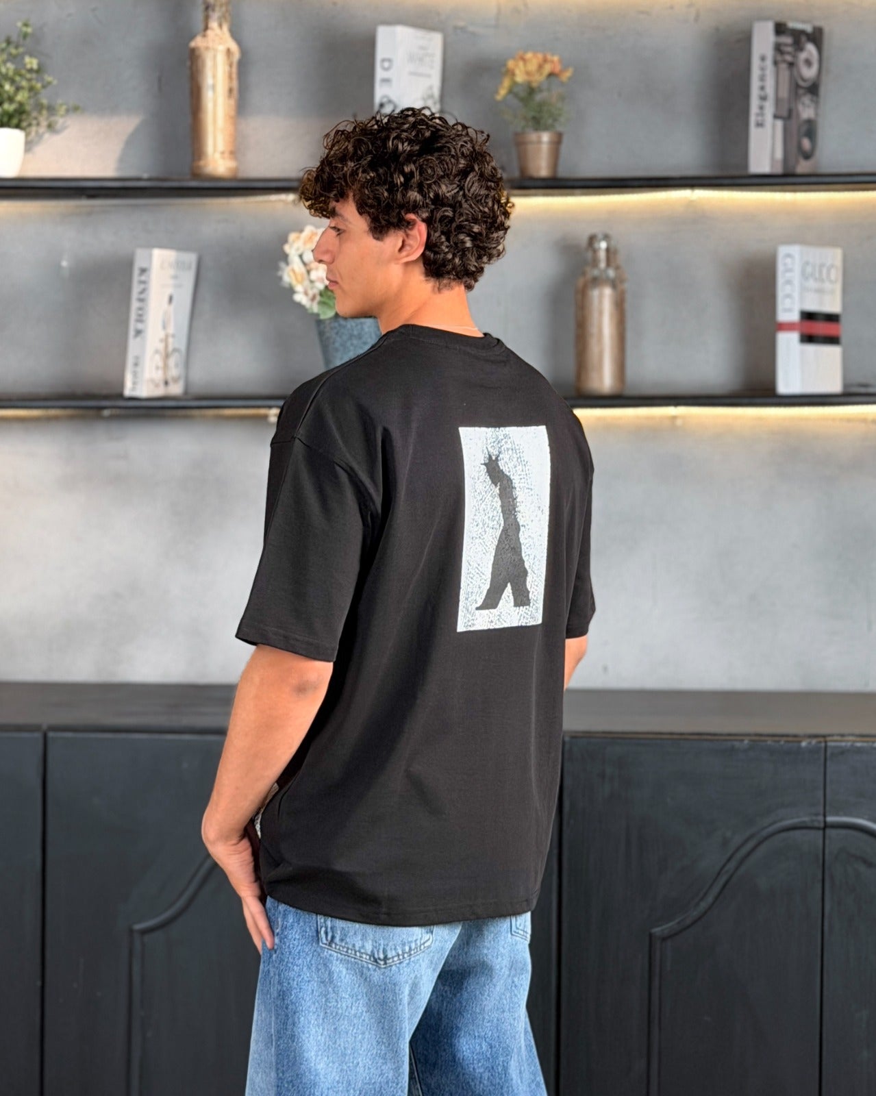 Oversized Ripped Rebel T-Shirt 3379