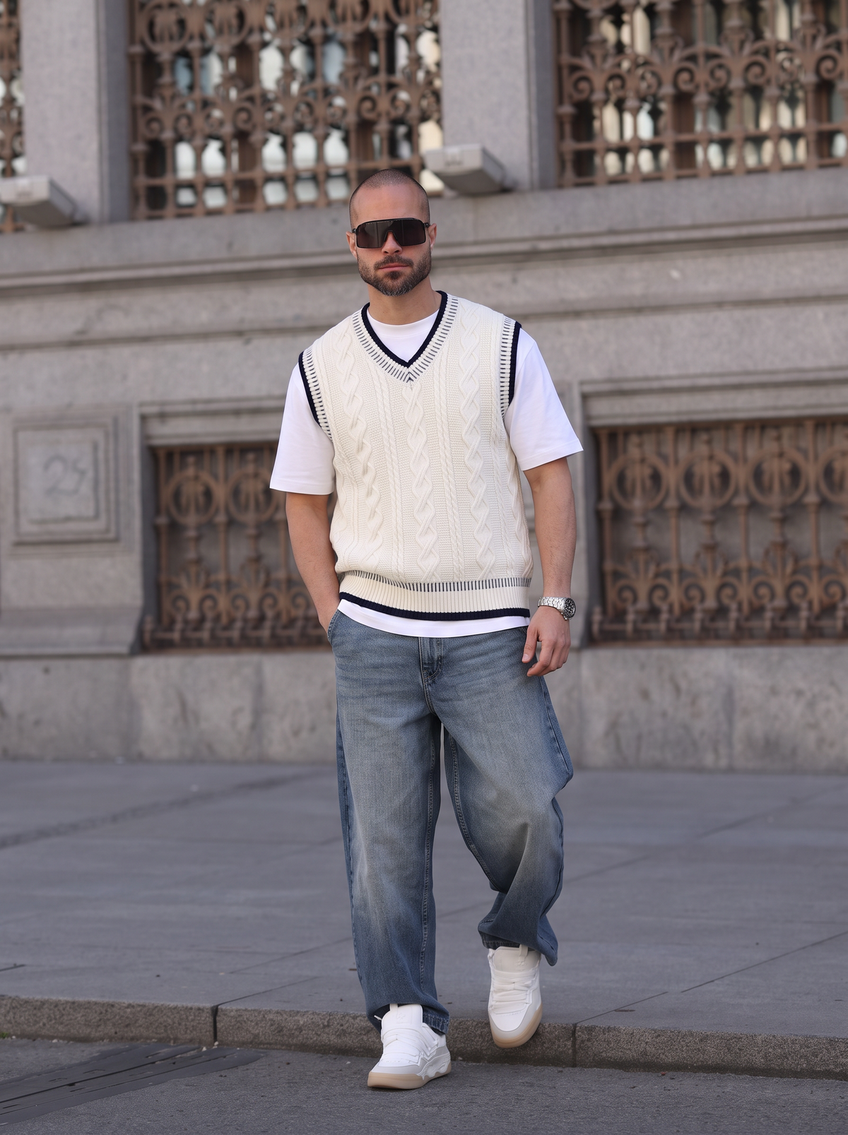 Heritage knit vest 5059