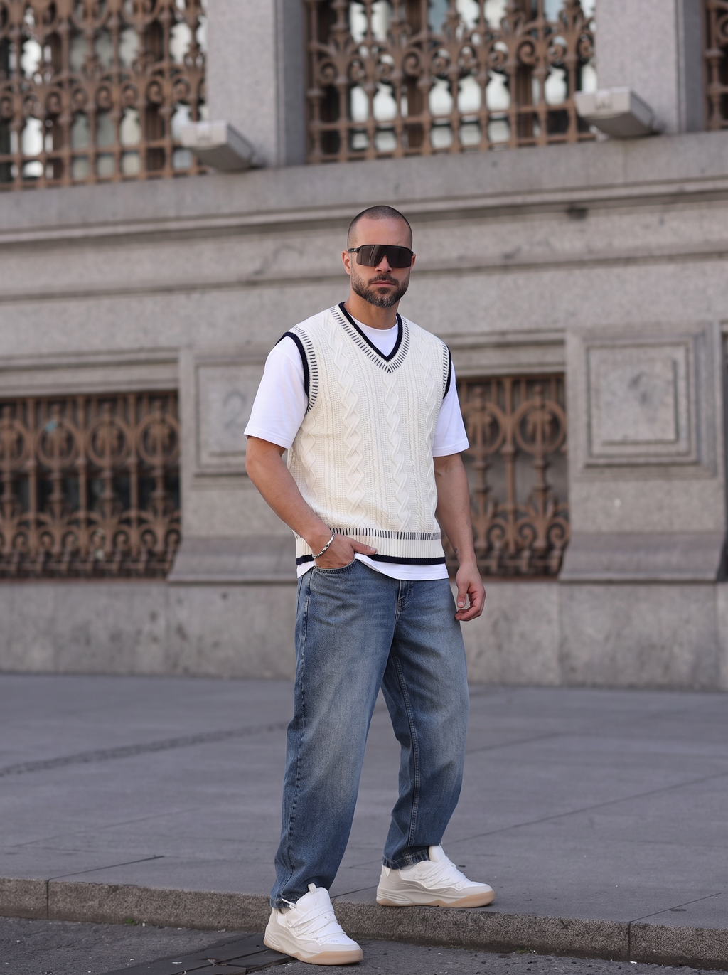 Heritage knit vest 5059