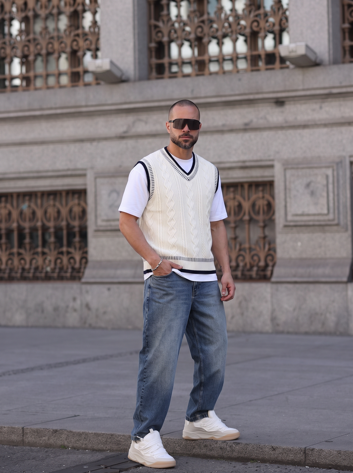 Heritage knit vest 5059