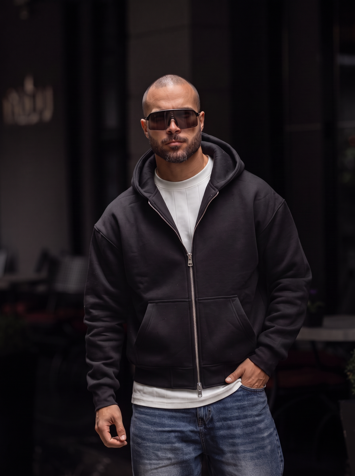 Double Zipper Hoodie 4590
