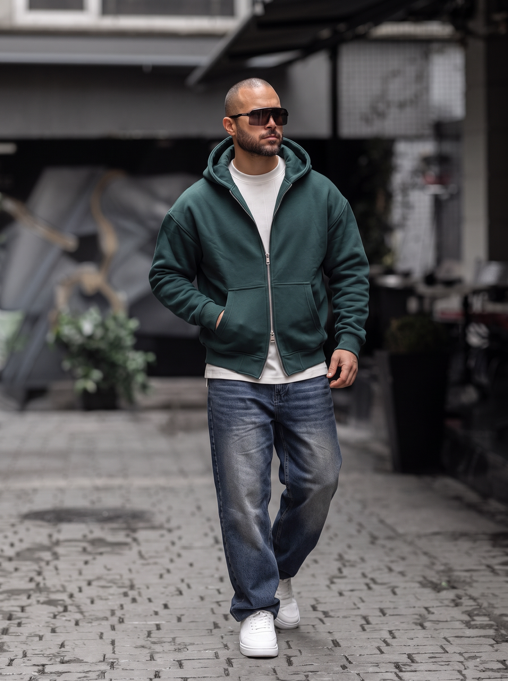 Double Zipper Hoodie 4590