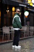 puffer jacket with logo Dutch Line/3447