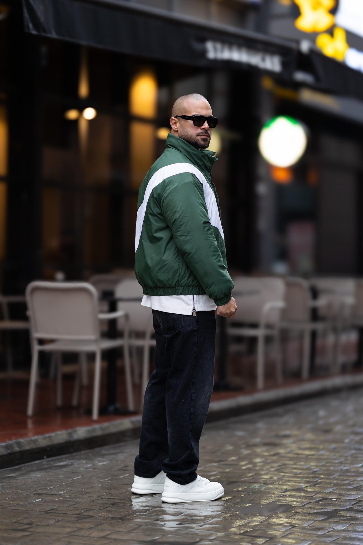 puffer jacket with logo Dutch Line/3447