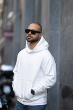 Relaxed Fit Basic Hoodie/4522