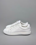 Basic Leather Flat Sneaker Shoes/5420