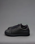 Basic Leather Flat Sneaker Shoes/5420