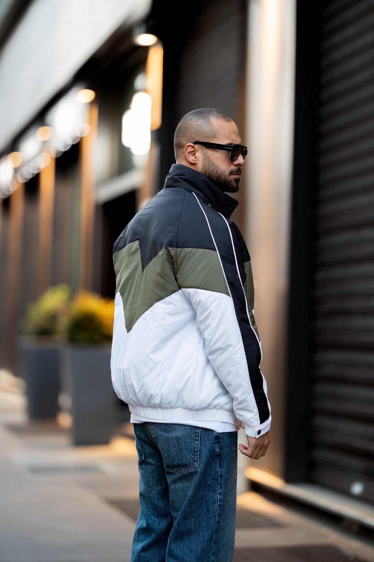 Mixed Color Puffer Jacket/3409